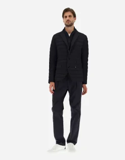 Herno Blazer In Nuage With Monogram Detailing
