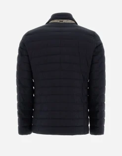 Herno Blazer In Nuage With Monogram Detailing
