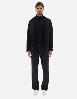 Herno Blazer In Nuage With Monogram Detailing