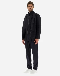 Herno Blazer In Nuage With Monogram Detailing