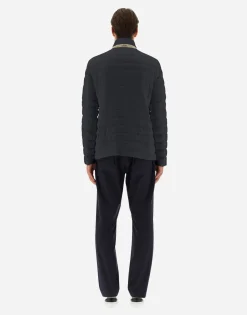 Herno Blazer In Nuage With Monogram Detailing