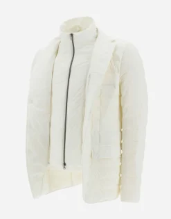 Herno Blazer In Nuage With Monogram Detailing