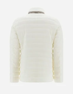 Herno Blazer In Nuage With Monogram Detailing