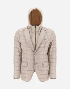 Herno Blazer In Nylon Ultralight & Fleece