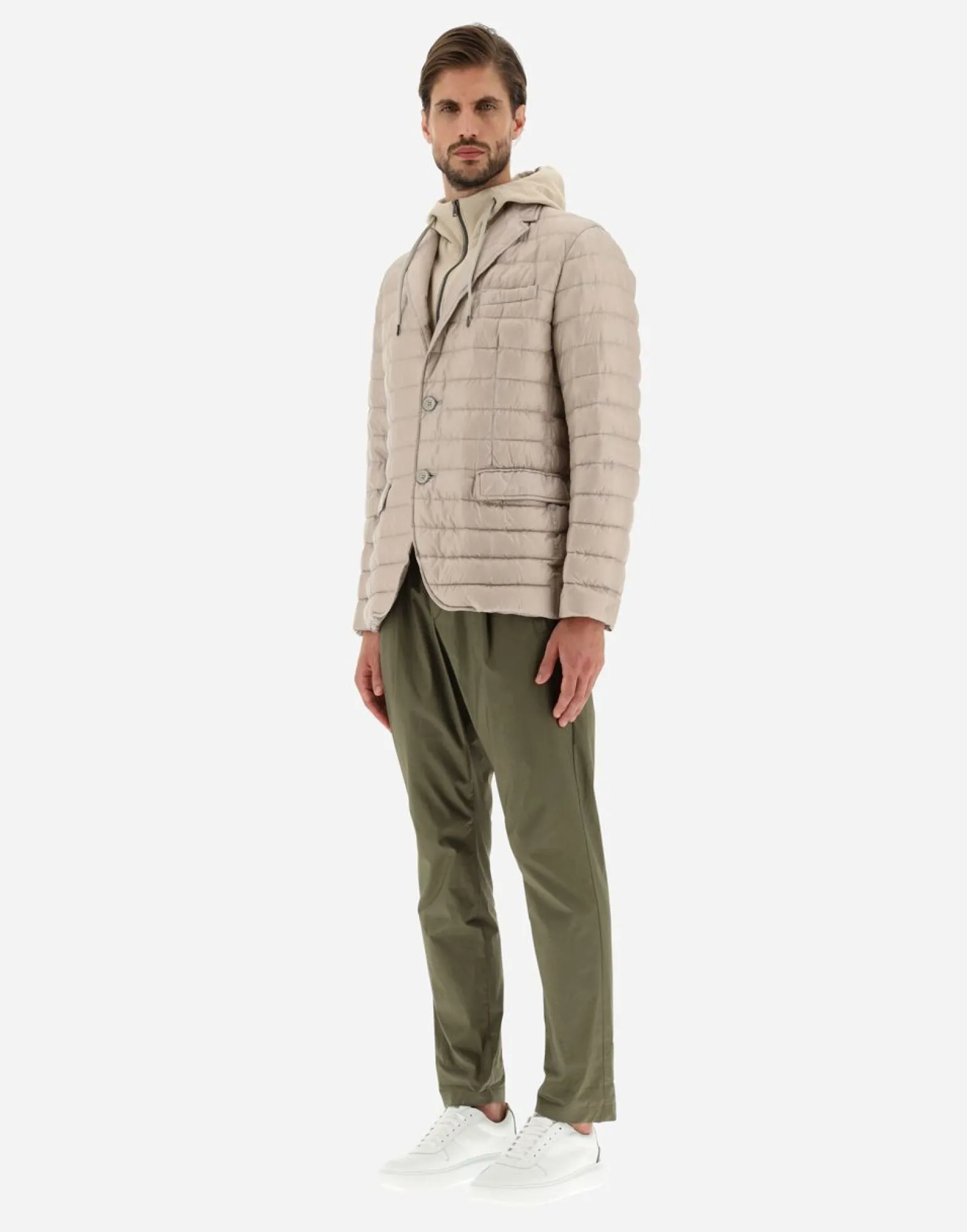 Herno Blazer In Nylon Ultralight & Fleece
