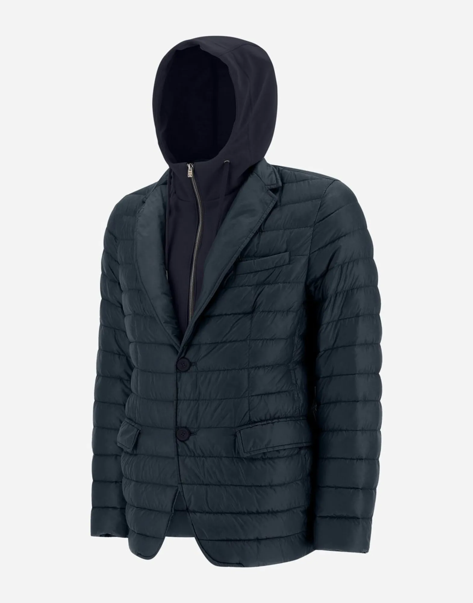 Herno Blazer In Nylon Ultralight & Fleece