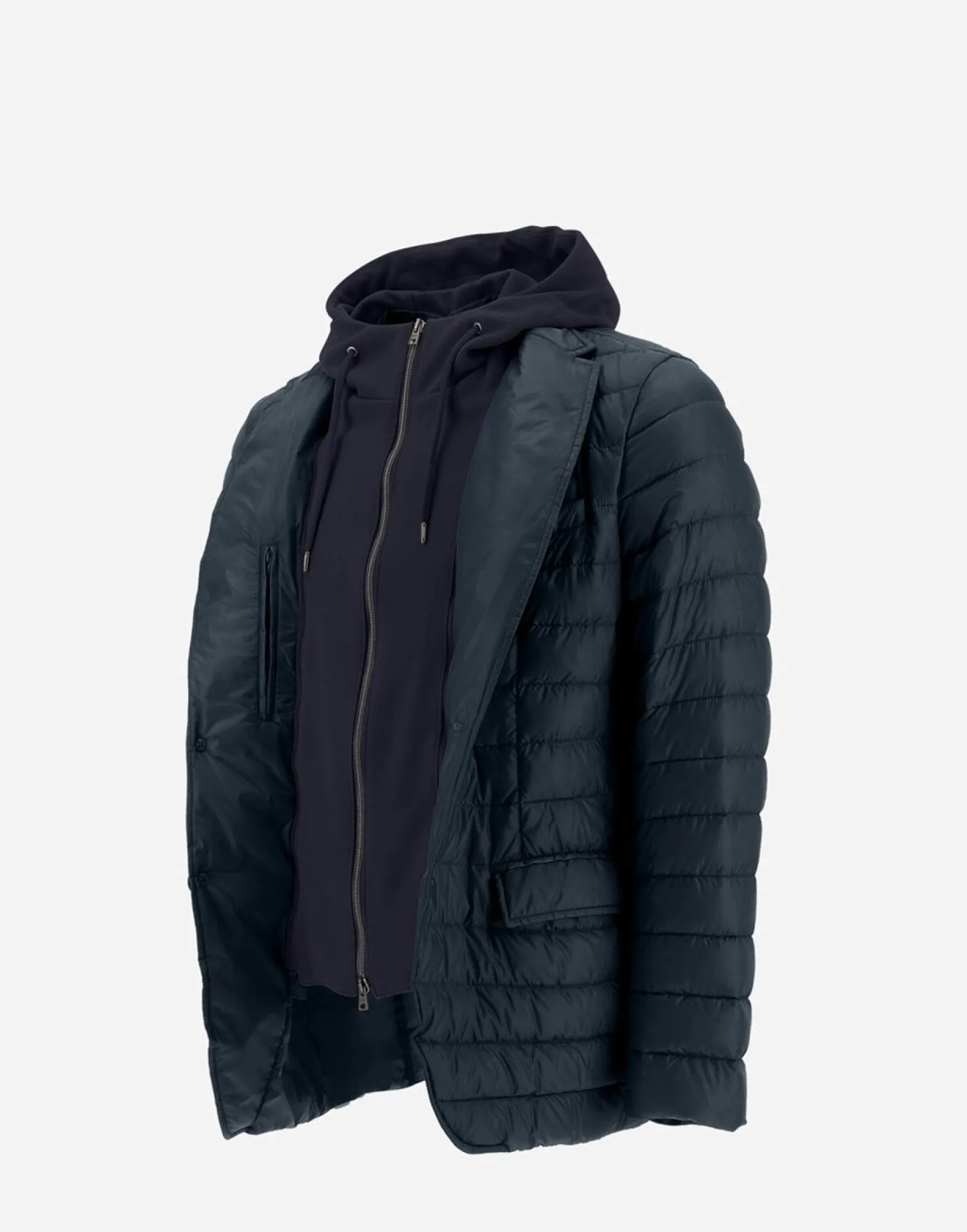 Herno Blazer In Nylon Ultralight & Fleece