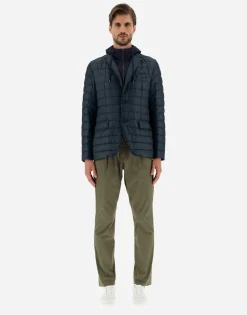 Herno Blazer In Nylon Ultralight & Fleece