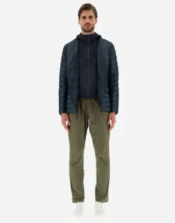 Herno Blazer In Nylon Ultralight & Fleece