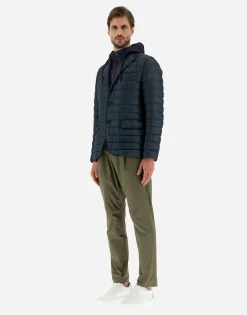 Herno Blazer In Nylon Ultralight & Fleece
