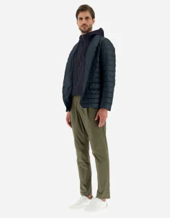 Herno Blazer In Nylon Ultralight & Fleece