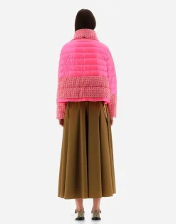 Herno Bomber In Fashion Boucle' & Nylon Ultralight