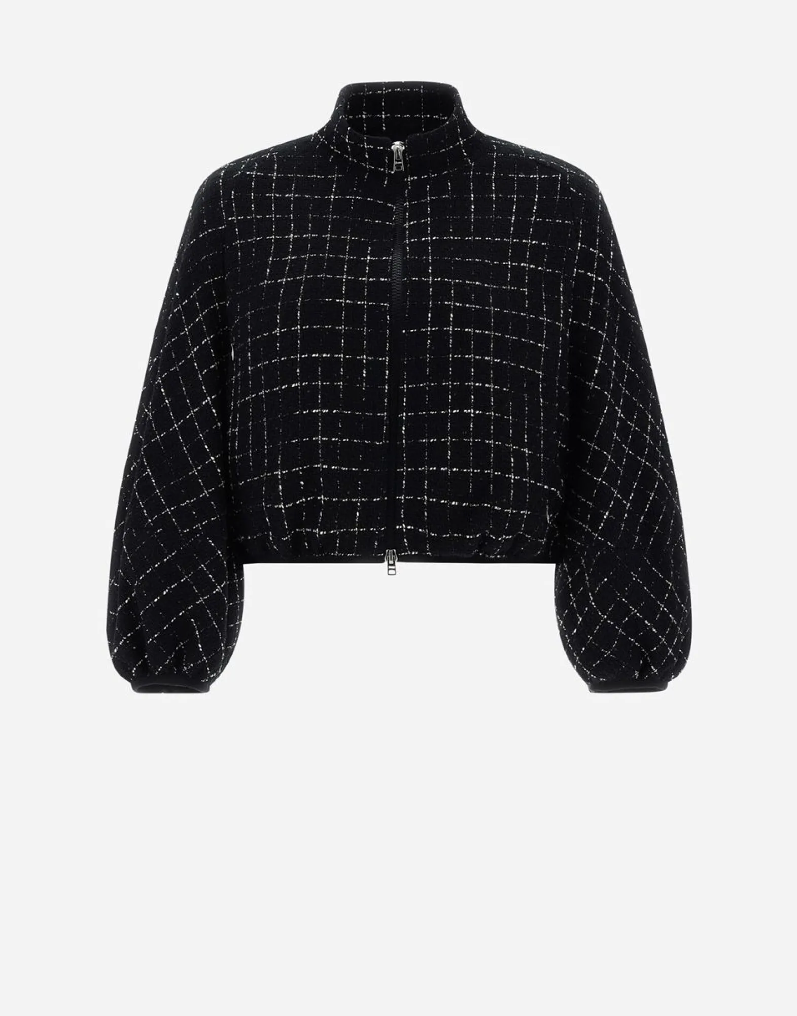 Herno Bomber Jacket In Casual Tweed