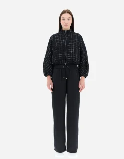 Herno Bomber Jacket In Casual Tweed