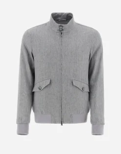 Herno Bomber Jacket In Classy Linen