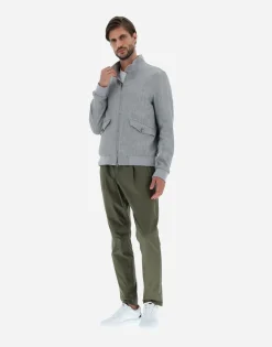 Herno Bomber Jacket In Classy Linen