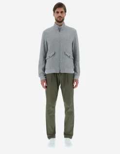 Herno Bomber Jacket In Classy Linen