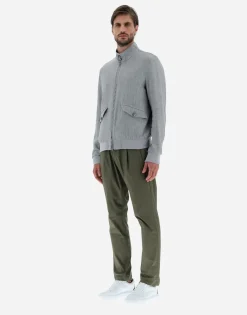 Herno Bomber Jacket In Classy Linen