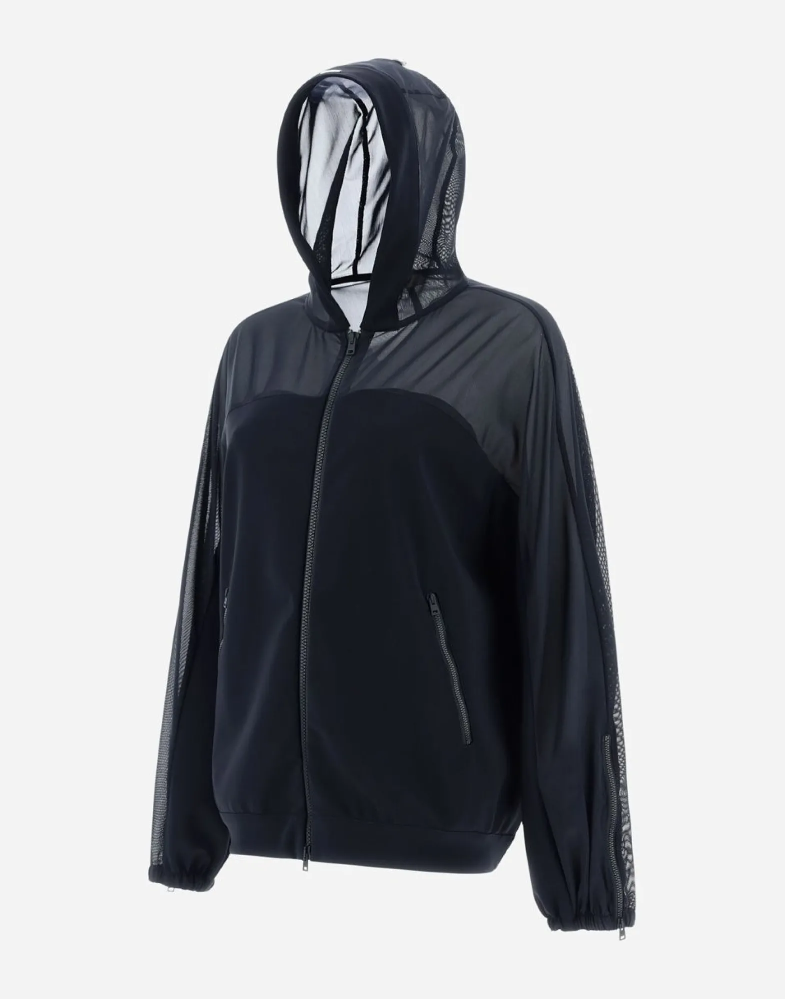 Herno Bomber Jacket In First-Act & Stretch Tulle
