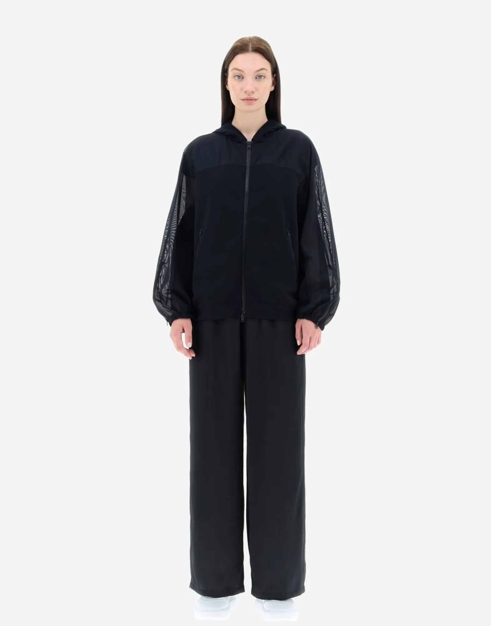 Herno Bomber Jacket In First-Act & Stretch Tulle