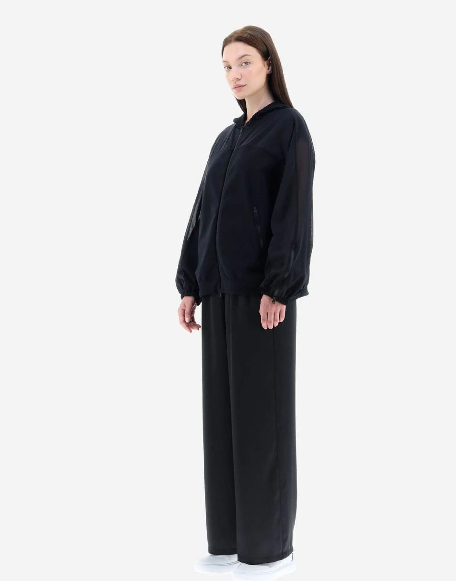 Herno Bomber Jacket In First-Act & Stretch Tulle