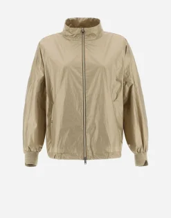 Herno Bomber Jacket In Leisure Cotton
