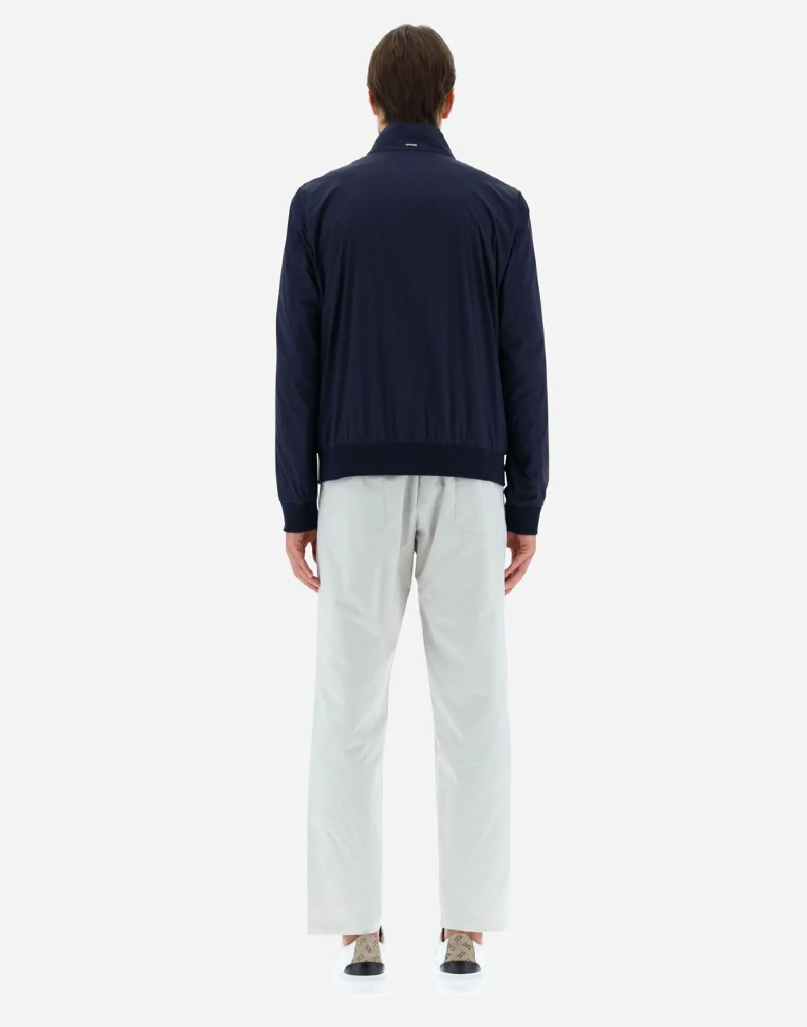 Herno Bomber Jacket In Light Nylon Stretch