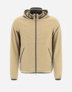 Herno Bomber Jacket In Luxury Silk