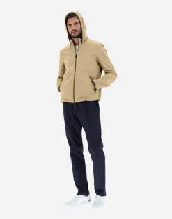 Herno Bomber Jacket In Luxury Silk
