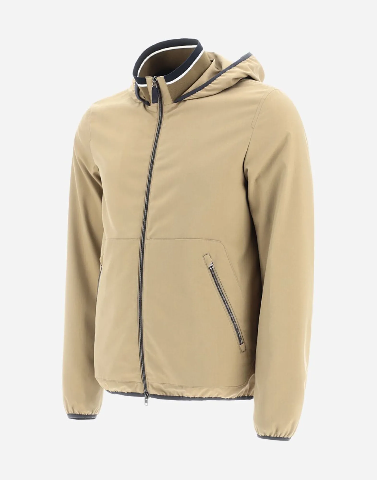 Herno Bomber Jacket In Luxury Silk