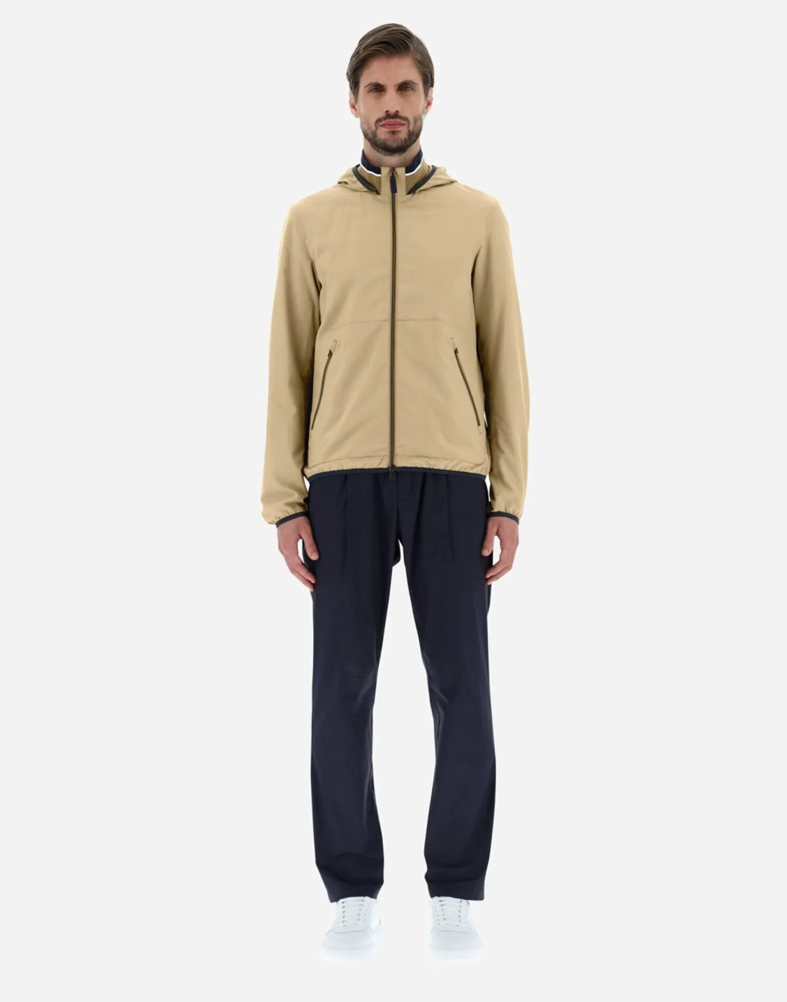 Herno Bomber Jacket In Luxury Silk