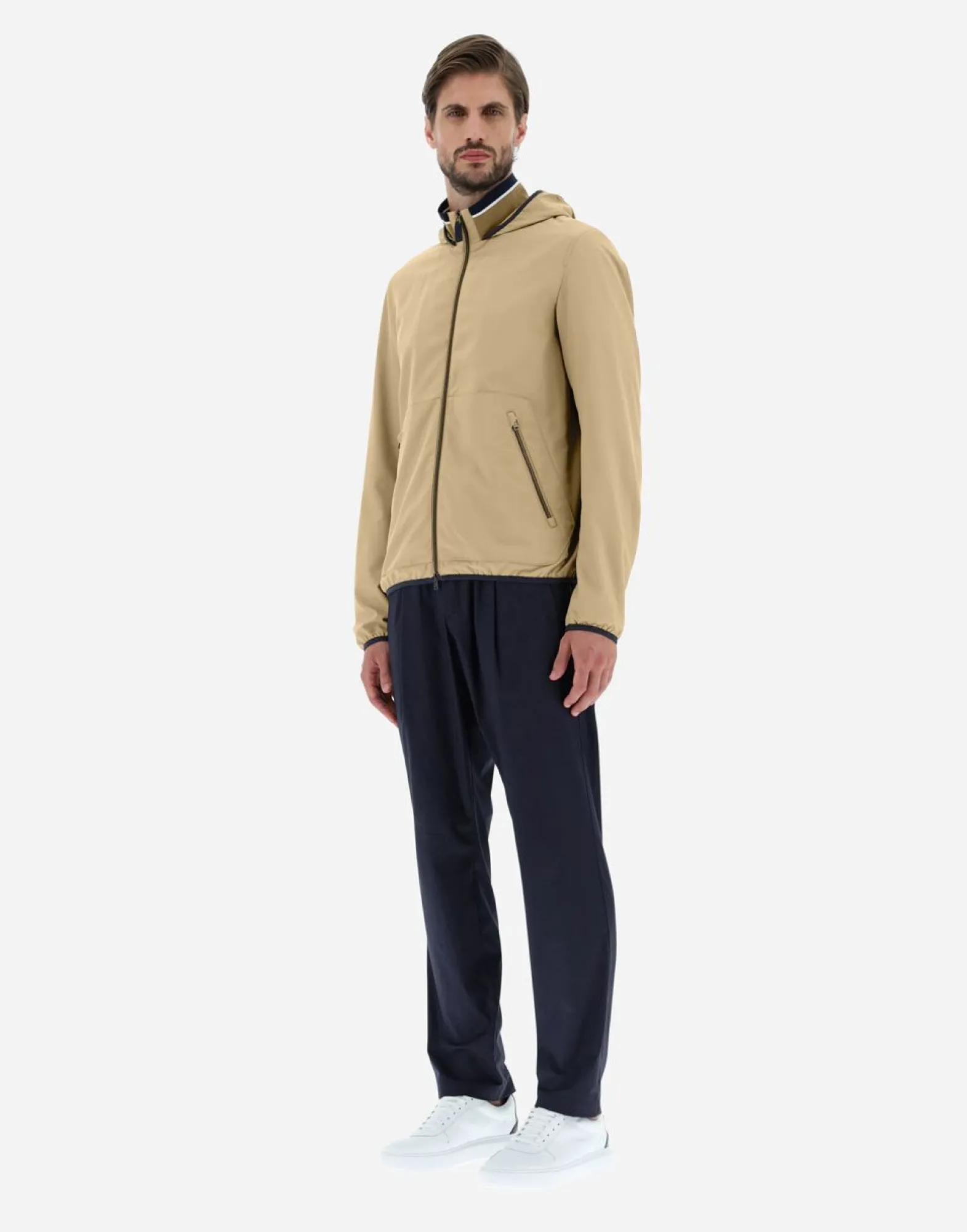 Herno Bomber Jacket In Luxury Silk