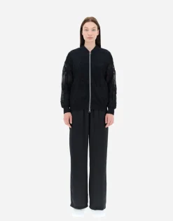 Herno Bomber Jacket In Needlework