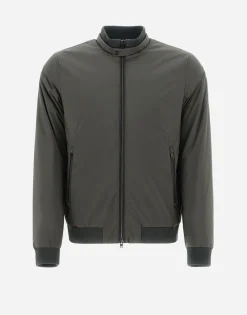Herno Bomber Jacket In Nuage
