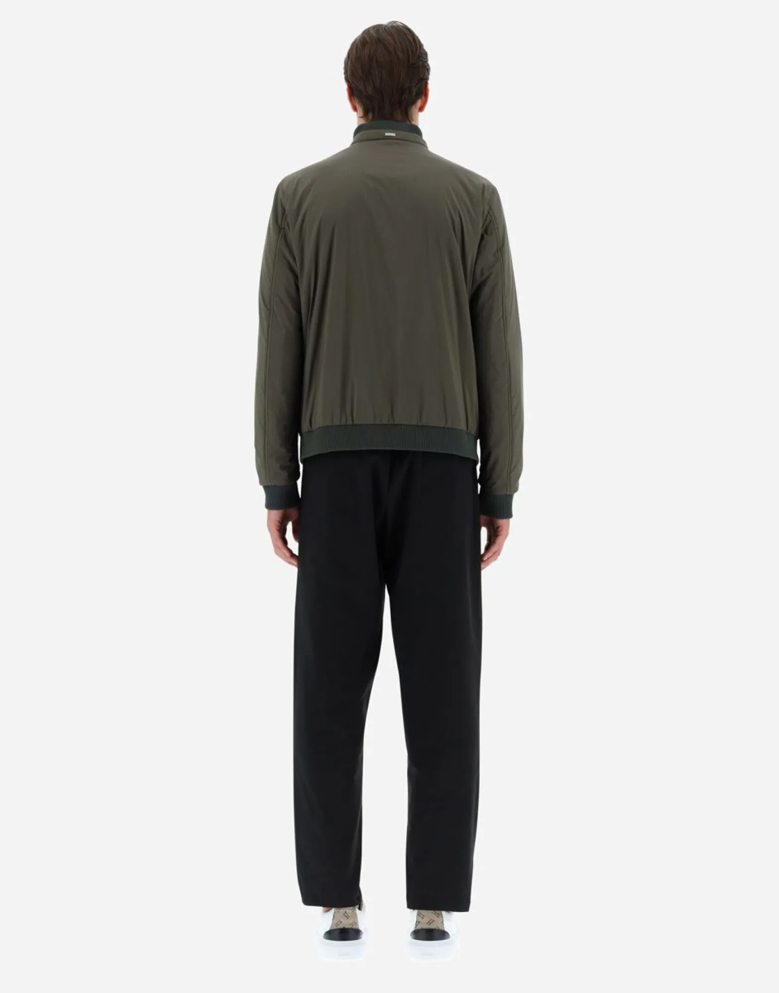 Herno Bomber Jacket In Nuage