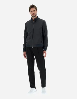 Herno Bomber Jacket In Nuage
