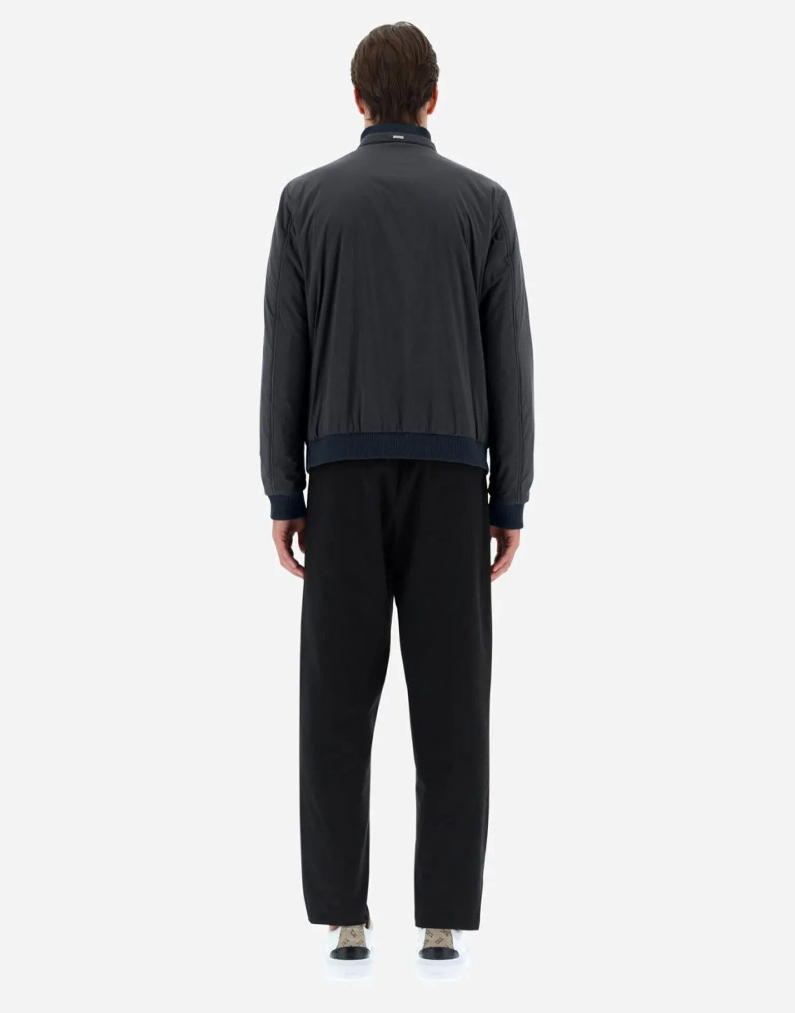 Herno Bomber Jacket In Nuage