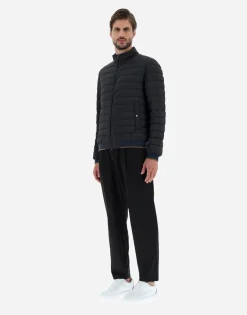 Herno Bomber Jacket In Nuage With Monogram Detailing