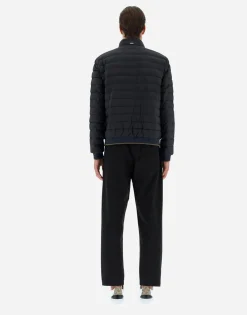 Herno Bomber Jacket In Nuage With Monogram Detailing