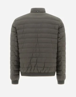 Herno Bomber Jacket In Nuage With Monogram Detailing