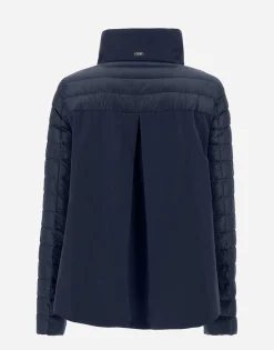 Herno Bomber Jacket In Nylon Ultralight & New Techno Taffeta