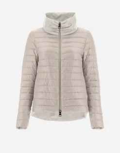 Herno Bomber Jacket In Nylon Ultralight & New Techno Taffeta
