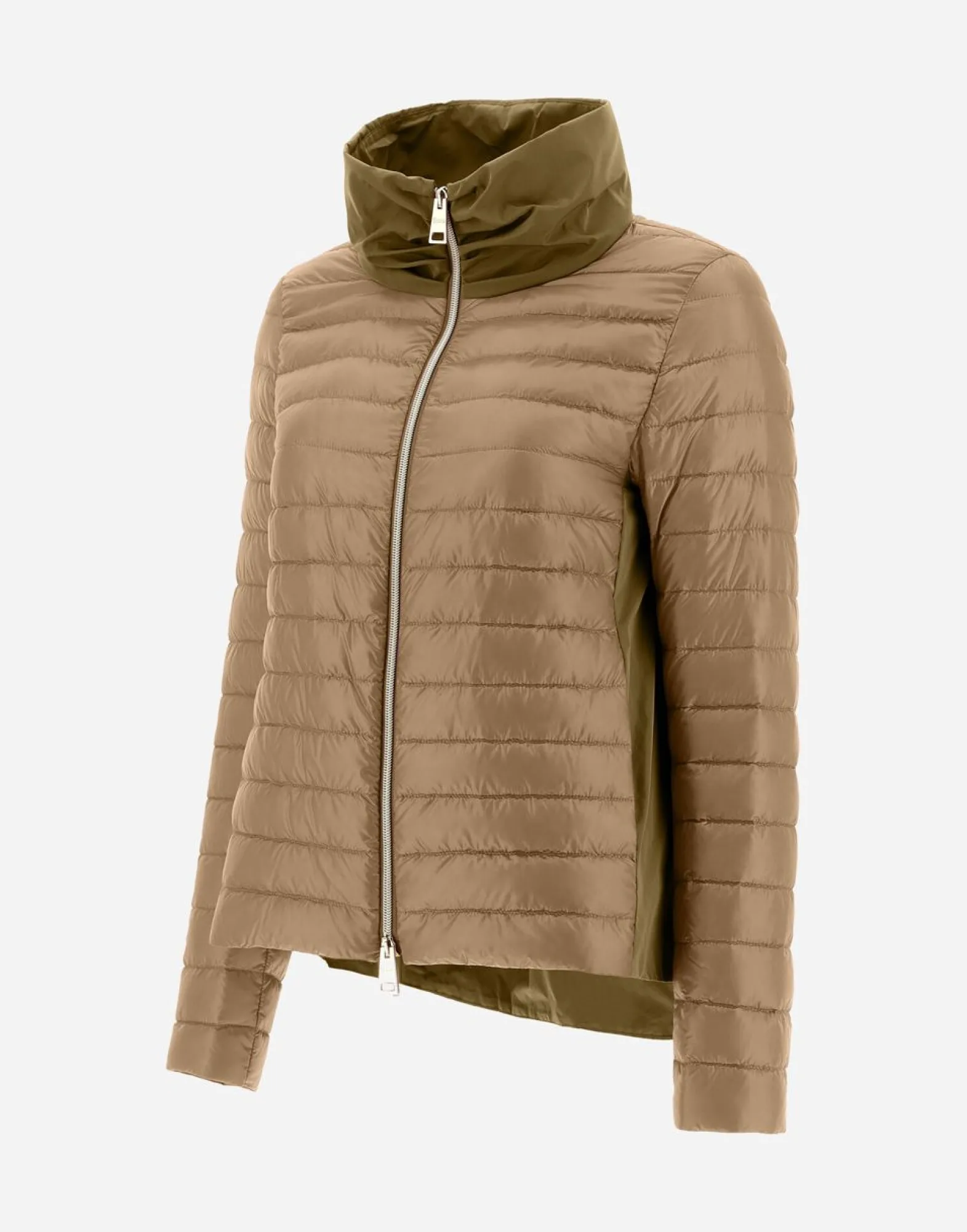Herno Bomber Jacket In Nylon Ultralight & New Techno Taffeta
