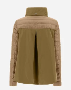 Herno Bomber Jacket In Nylon Ultralight & New Techno Taffeta