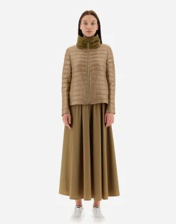 Herno Bomber Jacket In Nylon Ultralight & New Techno Taffeta