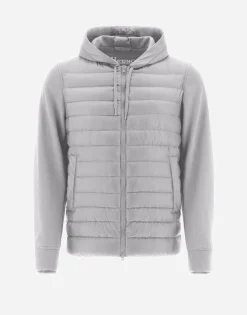 Herno Bomber Jacket In Nylon Ultralight & Fleece