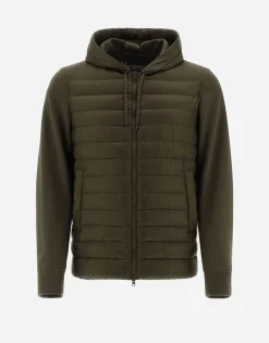 Herno Bomber Jacket In Nylon Ultralight & Fleece