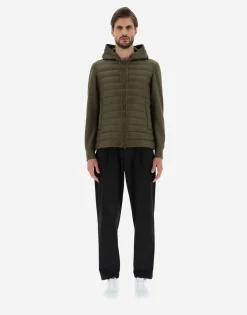 Herno Bomber Jacket In Nylon Ultralight & Fleece
