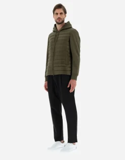 Herno Bomber Jacket In Nylon Ultralight & Fleece