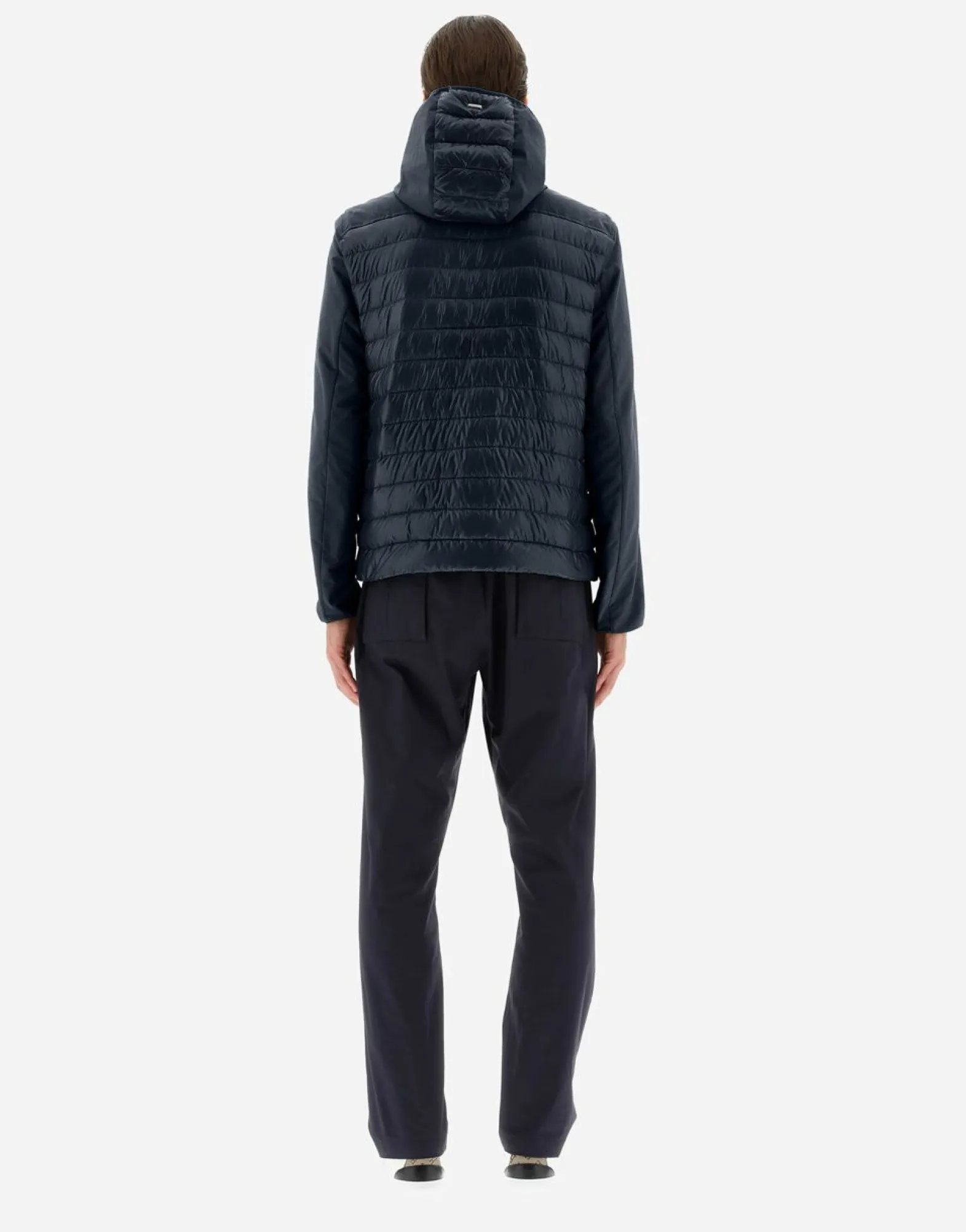 Herno Bomber Jacket In Nylon Ultralight & Plaster